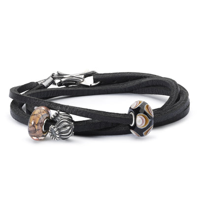 Pulsera de Cuero Negro