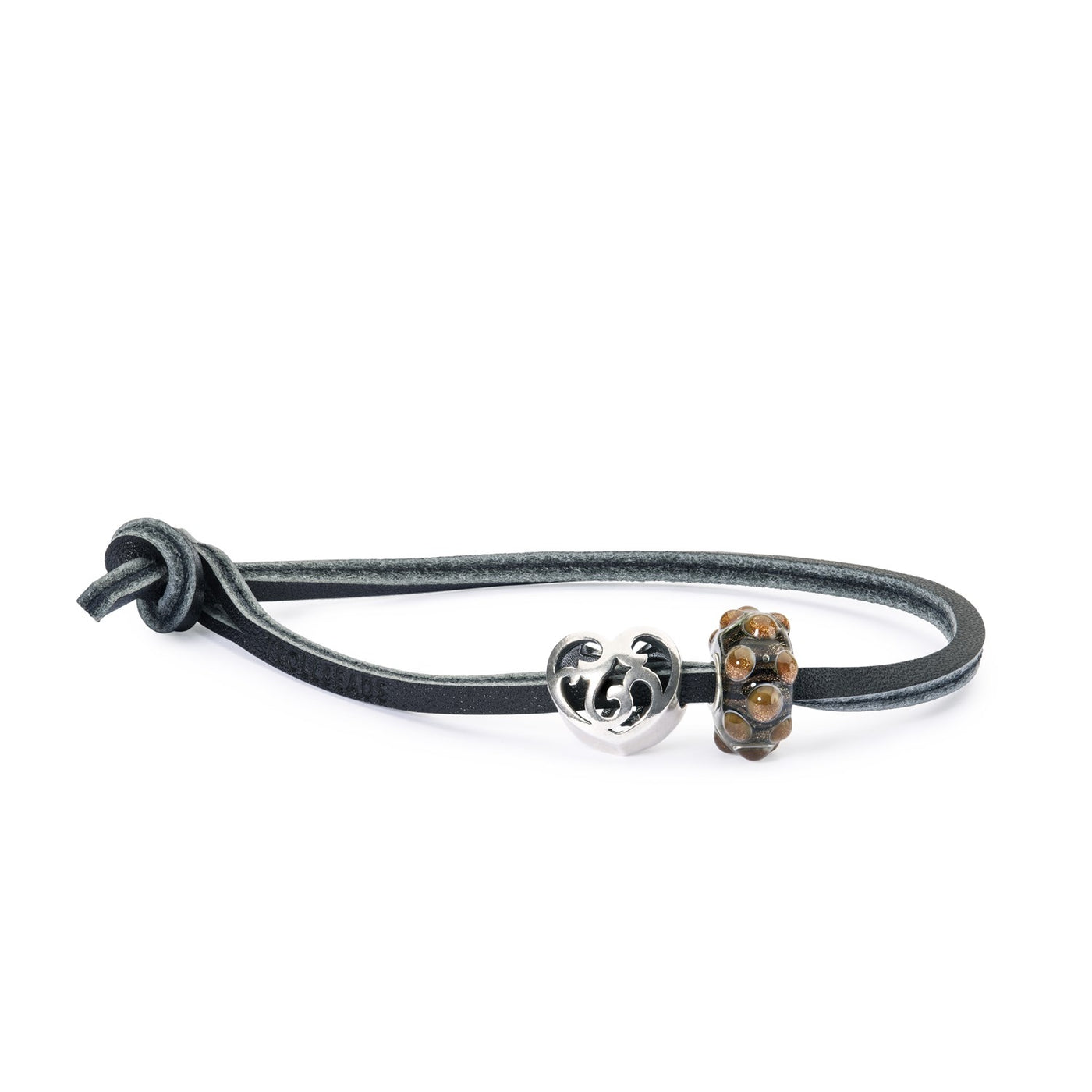 Pulsera Simple de Cuero, Negro