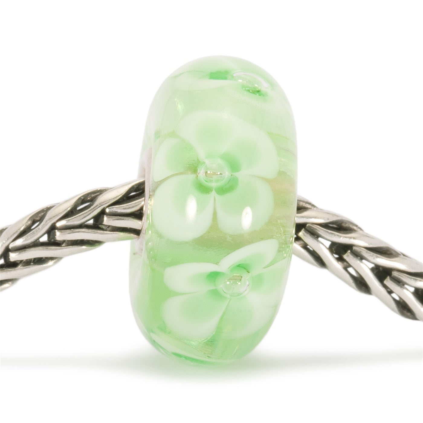 Bead Flor Verde Claro